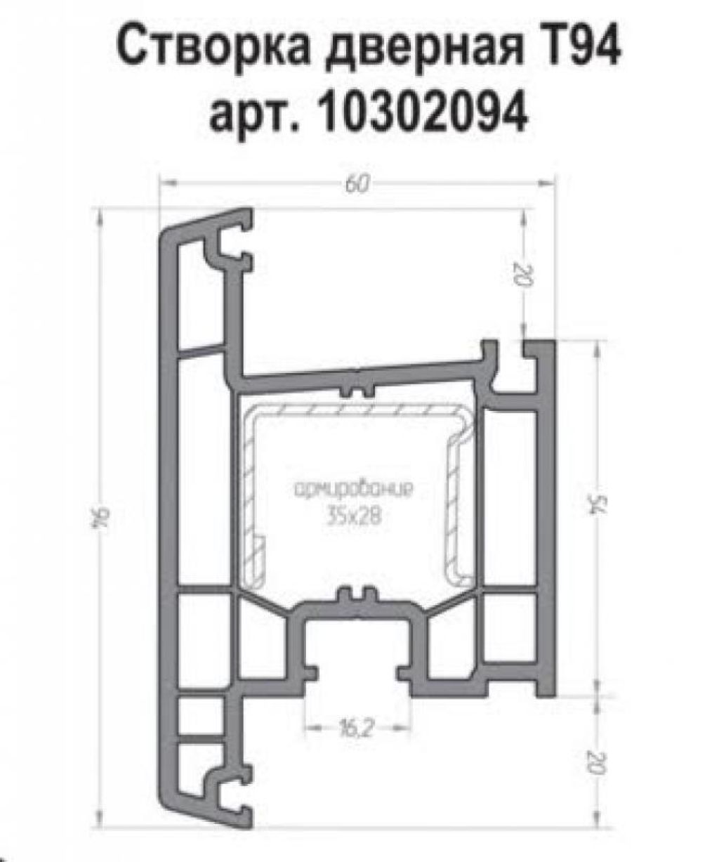 Створка. Brusbox t94. Дверная створка Брусбокс 94 60. Дверной профиль Брусбокс 60. Профиль т94 Брусбокс.